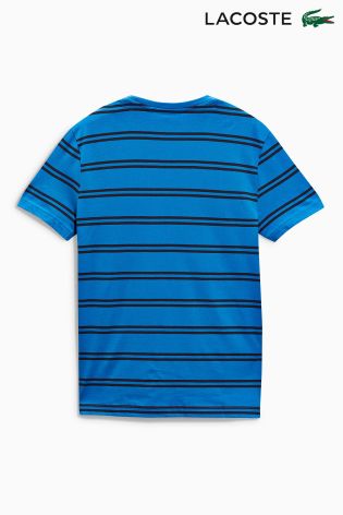 Blue/Navy Lacoste&reg; Striped T-Shirt